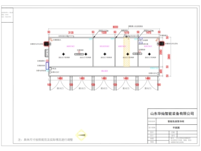 智能危廢暫存柜規劃圖紙